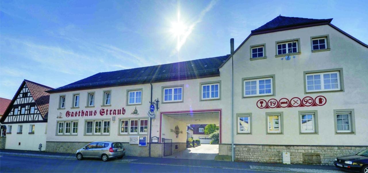 Gasthaus Straub Grettstadt Exterior foto